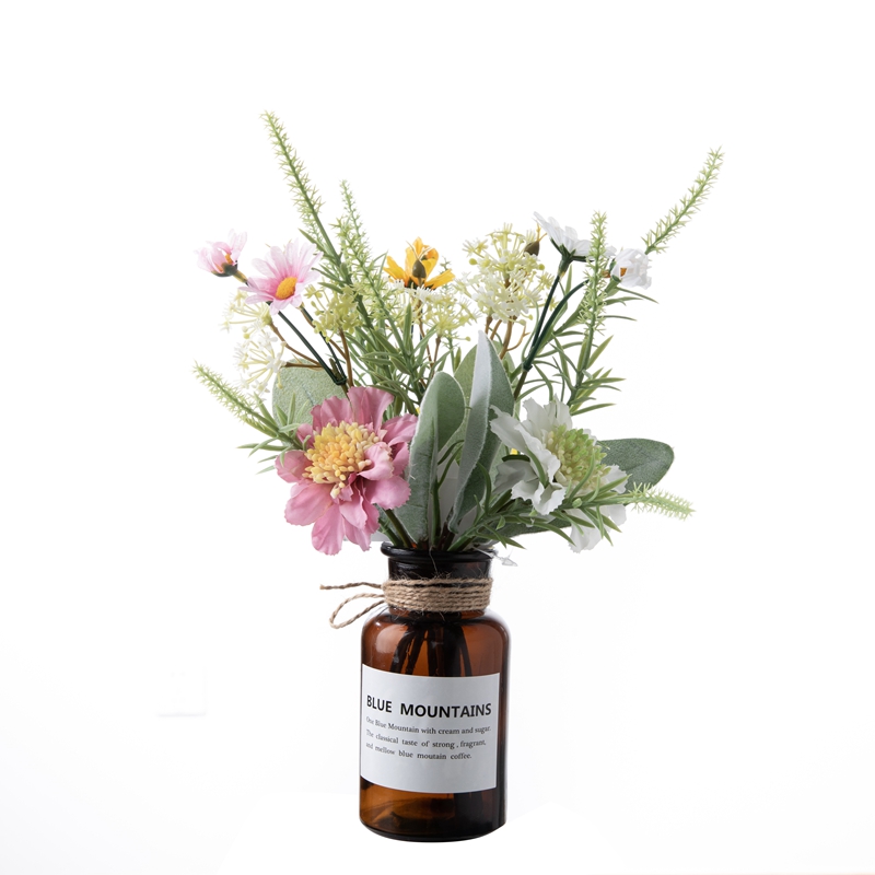DY1-6048 Букет со вештачко цвеќе Растение со тркала на големо Декоративно цвеќе