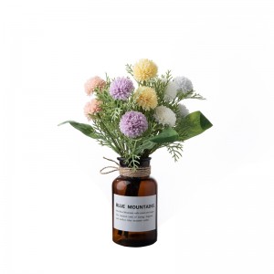 DY1-6083 인공 꽃 꽃다발 Strobile 뜨거운 판매 웨딩 센터 피스
