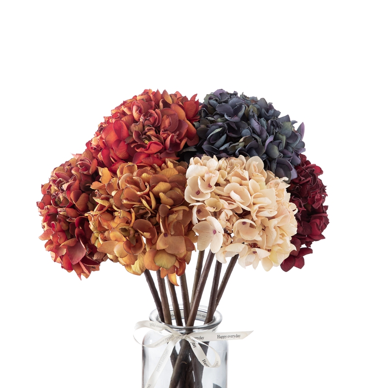 MW24903 Centrotavola per matrimoni realistici con fiori artificiali di ortensia