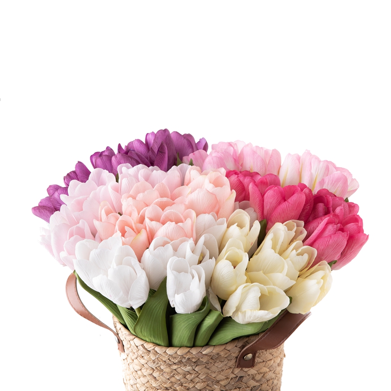 MW59602 Bouquet di fiori artificiali Tulipani Vendita diretta in fabbrica Decorazioni festive