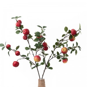 MW76703 צמח פרח מלאכותי אספקת חתונה סיטונאי תפוח