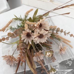 CF01024 Artificial Flower Bouquet Chrysanthemum Factory Direct Sale Wedding Centerpieces