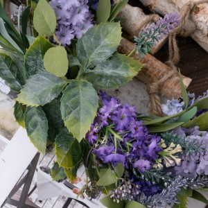 CL54525 Kënschtlech Blummen wreath Lavendel Bëlleg Hochzäit Centerpieces