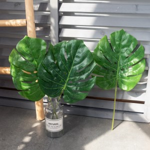 Plante Monstera artificielle d'ornement de haute qualité, fausses feuilles en matière plastique d'intérieur, prix compétitif d'usine, DY1-3650-1