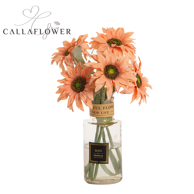 MW33712 Искусственный цветок подсолнечника Прямая продажа с фабрики Свадебные принадлежности Декоративный цветок
