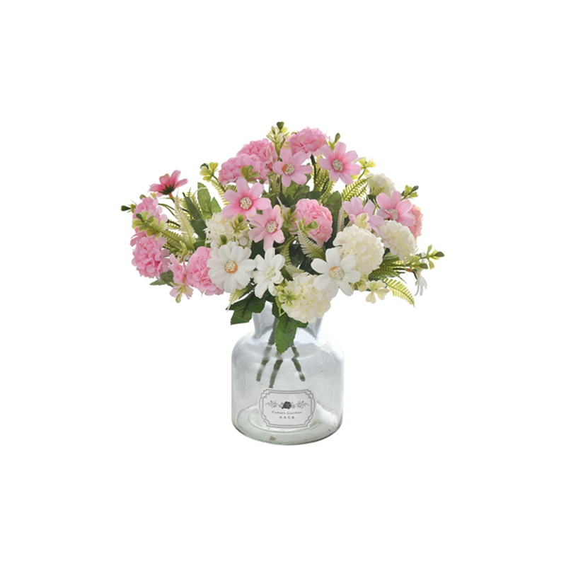 MW81002 인공 꽃 꽃다발 공 국화 뜨거운 판매 웨딩 장식