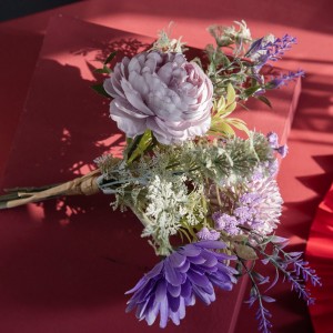 CF01108 Buket Bunga Buatan Teh Gerbera Mawar Dandelion Perlengkapan Pernikahan Desain Baru