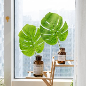 DY1-3650-1 Hoge kwaliteit ornament kunstmatige monstera plant indoor kunststof nepbladeren met fabriek concurrerende prijs