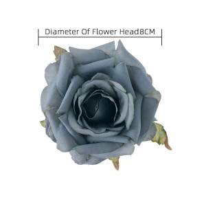 MW07301 Mini rožu mākslīgo ziedu galviņas Mākslīgās rozes bez kātiem kāzu rotājumiem DIY amatniecība