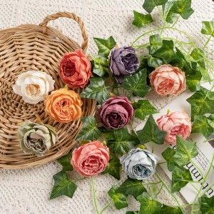 MW07303 Umjetno cvijeće svileni božur za glavu za DIY središnje aranžmane za zabave za svadbeni tuš za bebe kućne dekoracije