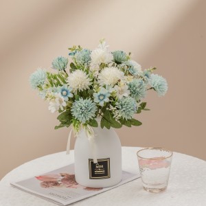 MW81003 Bouquet de fleurs artificielles chrysanthème cuspide fleurs et plantes décoratives populaires