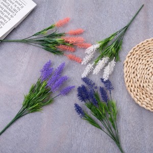 MW02522 Kulîlka Artificial Flower Bouquet Lavender Wholesale Garden Wedding Decoration