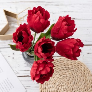 Bouquet de fleurs artificielles tulipes, nouveau Design, fleur décorative, DY1-3133