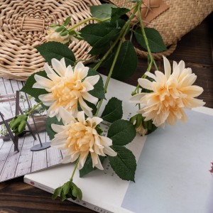 DY1-3210C Artificial Flower Dahlia Hot Selling Decorative Flowers and Plants