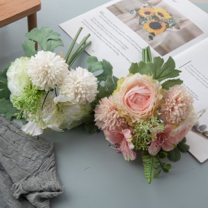 DY1-3281 कृत्रिम फूलों का गुलदस्ता रेननकुलस गर्म बिक्री वाली शादी की सजावट