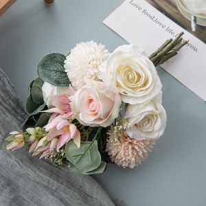 DY1-4042 Букет од вештачко цвеќе Популарно свадбено снабдување