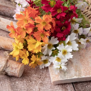 CL63533 कृत्रिम फूल गुलदस्ता गुलदाउदी उच्च गुणवत्ता वाली फूल दीवार पृष्ठभूमि
