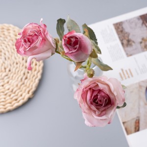 Hoa hồng nhân tạo DY1-5115 Hoa và cây trang trí chất lượng cao