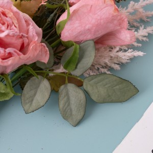 DY1-5303 Umelá kytica ruží Veľkoobchodné svadobné ozdoby