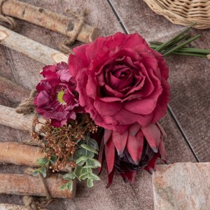ДИ1-5350 Букет од вештачког цвећа Ружа Реалистично свилено цвеће