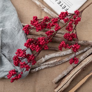 DY1-5472A Umelý kvet Berry Vianočné bobule Realistické slávnostné dekorácie
