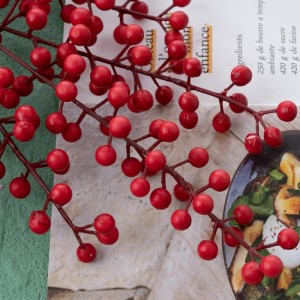 DY1-5490 Artipisyal na Flower Berry Christmas berries Mataas na kalidad na Festive Dekorasyon