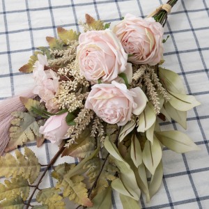DY1-5896 Artificial Flower Bouquet Rose Cheap Wedding Centerpieces