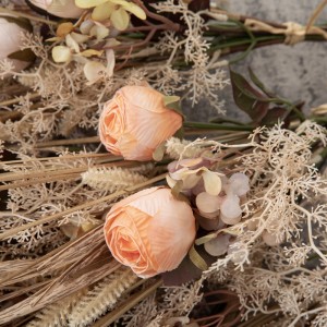 ДИ1-6369 Вештачки цветни букет ружа Нови дизајн баштенска свадбена декорација