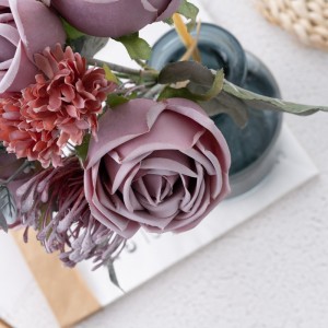 DY1-6623 Umetni šopek rož, vrtnica, poceni poročni osrednji deli