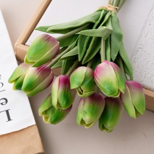 MW54502 Buquê de flores artificiais tulipa venda quente decoração de casamento de jardim