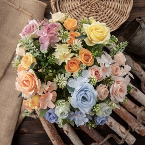 MW55727 Artificial Flower Bouquet Rose Hoy kwaliteit Wedding Centerpieces