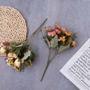 MW57512 Букет от изкуствени цветя Роза Популярни сватбени централни елементи