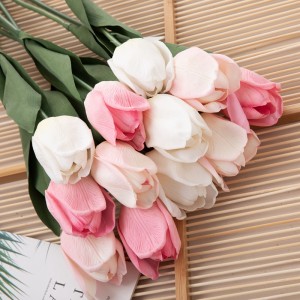 MW59601 Flor Artificial Tulipa Flores e Plantas Decorativas de Alta Qualidade