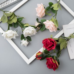 MW69504 Artificial Flower Rose အရောင်းရဆုံး မင်္ဂလာပွဲအလှဆင်ခြင်း။