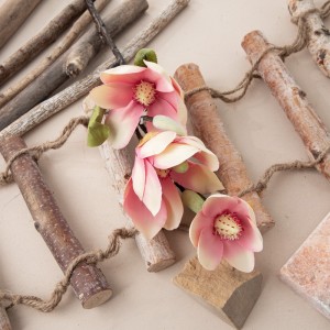 MW69515 Kunsmatige Blom Magnolia Factory Direkte Verkoop Trou Voorraad
