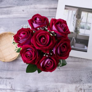 CL86502 Priamy predaj hodvábnych kvetov z umelej kvetinovej kytice Rose Factory