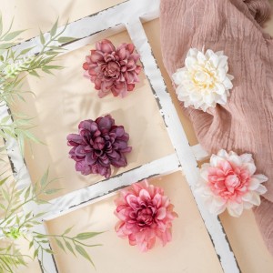 MW07304 Loha-bonin'ny dahlia artifisialy Silk Flower Decors Garland DIY Wreath Accessories ho an'ny Wedding Home Party Decor