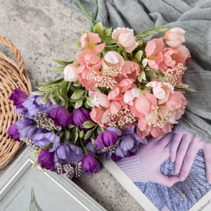 CL66507 Букет штучних квітів Камелія Гарячі продажі весільних товарів