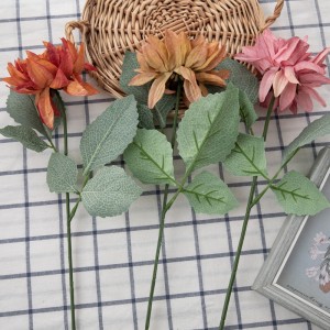 DY1-5329 Kunstig blomst Dahlia Realistiske dekorative blomster og planter
