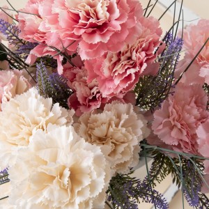 DY1-5674 Artificial Flower Bouquet Carnation Wholesale Garden Wedding Decoration
