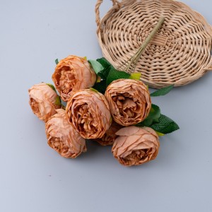 MW31506 कृत्रिम फूलको गुच्छा गुलाब तातो बेच्ने उत्सव सजावट