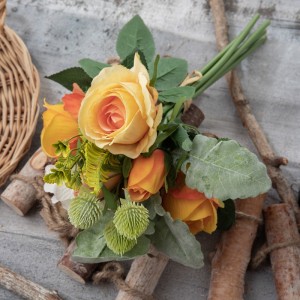 DY1-3225 Штучний букет троянд. Реалістичний весільний декор