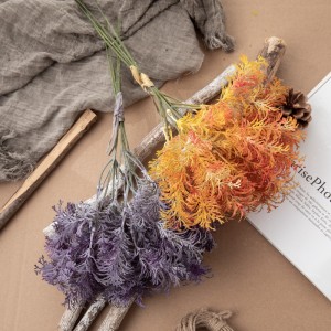 DY1-3699 Flor Artificial Planta Folha Venda Quente Cenário de Parede de Flores