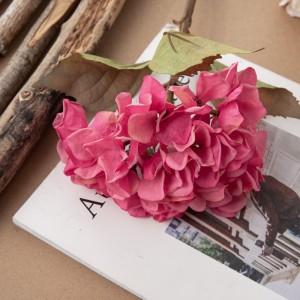 DY1-3934A Artificial Flower Hydrangea Factory Direkte ferkeap Wedding Centerpieces