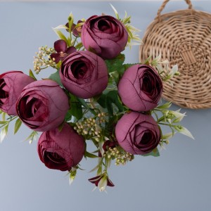 MW31513 Букет искусственных цветов Роза Прямая продажа с фабрики Сад Свадебные украшения