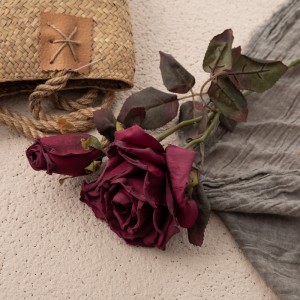 DY1-4373 Umetna roža vrtnice, vroče prodajano cvetlično stensko ozadje