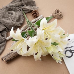 DY1-4730 Букет искусственных цветов лилии, новый дизайн, украшение для вечеринки