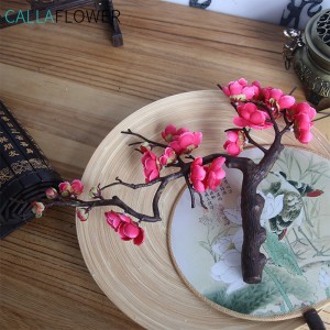 MW36833 Novi stil Umjetna svila Trešnjin cvijet Lažno cvijeće Plum Blossom Cvjetni dekor za svadbene zabave