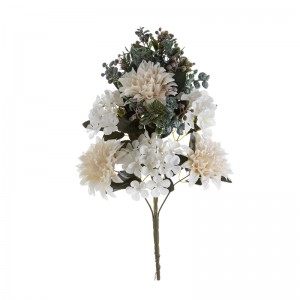 CL04506 مصنوعی پھولوں کا گلدستہ ڈاہلیا گرم، شہوت انگیز فروخت شادی کی فراہمی