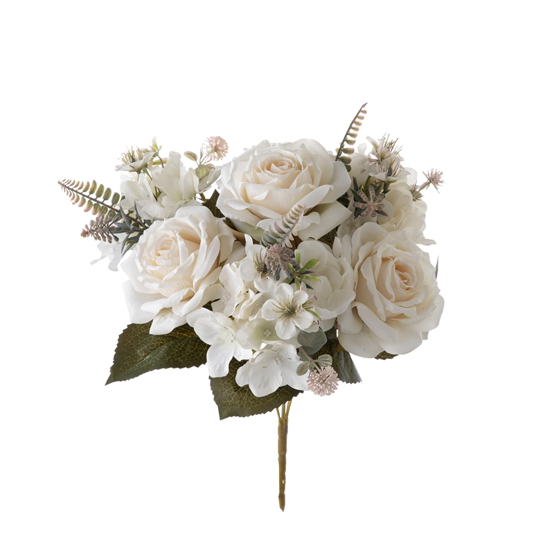 CL04511 Bouquet di fiori artificiali Rosa Nuovo design Fiori e piante decorative